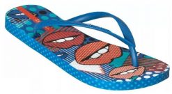 Japonki damskie plażowe do rekreacji Ipanema Lovely II. Czerwone japonki Ipanema, z aplikacjami, z materiału, sportowe. Za 142.60 zł.