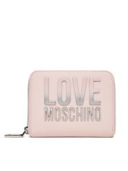 LOVE MOSCHINO Duży Portfel Damski JC5732PP0MKD0601 Różowy. Czerwone portfele Love Moschino, bez wzorów, ze skóry. Za 489.99 zł.