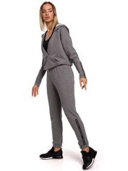 Made of emotion Spodnie dresowe w kolorze szarym rozmiar: XL. Szare spodnie dresowe Made Of Emotion, bez wzorów, z dresówki. Za 158.95 zł.