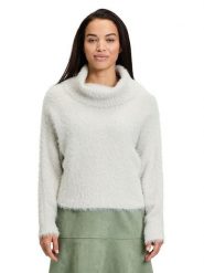 CARTOON Golf w kolorze białym rozmiar: 40. Białe swetry Cartoon, bez wzorów, bez ramiączek. Za 109.26 zł.