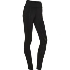 Damskie legginsy jeździeckie z pełną przyczepnością Equipage Addison. Czarne legginsy EQUIPAGE, bez wzorów, z elastanu. Za 285.00 zł.