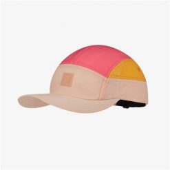 Czapka z daszkiem BUFF 5 PANEL GO CAP DOMUS. Żółte czapki z daszkiem Buff, bez wzorów, sportowe. Za 140.99 zł.