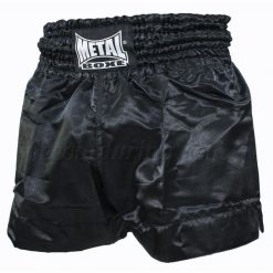 Dorosły boks szorty Metal Boxe Thai, Czarny. Czarne szorty METAL BOXE, bez wzorów, sportowe. Za 144.00 zł.