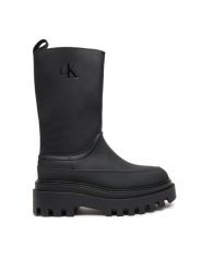 Calvin Klein Jeans Kalosze YW0YW01559 Czarny. Czarne kalosze Calvin Klein Jeans, bez wzorów, z jeansu, bez zapięcia. Za 379.99 zł.