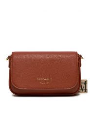 Emporio Armani Torebka EW000538 AF12103 M6030 Brązowy. Brązowe listonoszki Emporio Armani, bez wzorów, ze skóry, bez dodatków. Za 689.99 zł.