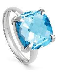 OR Carats Złoty pierścionek z topazem rozmiar: 56. Niebieskie pierścionki OR Carats, z topazem, złote. Za 956.99 zł.