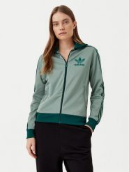 Adidas Bluza Beckenbauer JC5809 Zielony Regular Fit. Zielone bluzy adidas, xs, bez wzorów, z bawełny, bez ramiączek, bez kaptura. Za 219.99 zł.