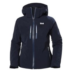 Damska kurtka narciarska Helly Hansen Alphelia lifaloft. Niebieskie kurtki narciarskie Helly Hansen, na zimę, s, bez wzorów, bez kaptura, narciarskie. W wyprzedaży za 2,188.00 zł.