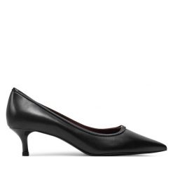 Szpilki Tory Burch. Czarne szpilki Tory Burch, bez wzorów, bez obcasa, na szpilce, bez zapięcia. Za 1,619.00 zł.