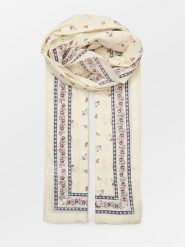 Becksöndergaard Szal "Floaisley" w kolorze granatowo-kremowym - 180 x 90 cm rozmiar: onesize. Brązowe szaliki i kominy Becksöndergaard, bez wzorów, z bawełny. Za 82.99 zł.