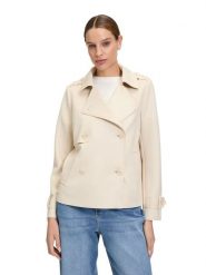 CARTOON Kurtka przejściowa w kolorze beżowym rozmiar: 38. Brązowe kurtki Cartoon, bez wzorów, bez kaptura. Za 110.55 zł.