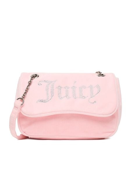 Juicy Couture Torebka CEO-BEJXT8762WPO Różowy. Czerwone torebki klasyczne Juicy Couture, bez wzorów, z materiału, bez dodatków. Za 279.99 zł.
