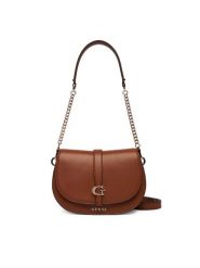 Guess Torebka Carrie HWVG98 96200 Brązowy. Brązowe torebki klasyczne Guess, z aplikacjami, ze skóry, bez dodatków. Za 589.99 zł.