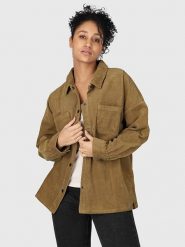 Brunotti Koszula sztruksowa "Sian" w kolorze khaki rozmiar: XL. Brązowe koszule Brunotti, xl, bez wzorów, ze sztruksu, bez kołnierzyka, bez ramiączek. Za 122.96 zł.