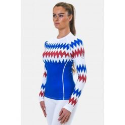 Koszulka termoaktywna Damska SURFANIC SWE2604. Niebieskie bielizna termoaktywna damska Surfanic, bez wzorów, bez ramiączek. Za 169.99 zł.