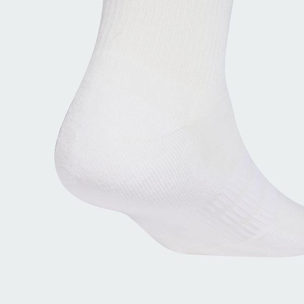 SKARPETY DO ŁYDKI Z AMORTYZACJĄ ESSENTIALS 10PP. Białe skarpetki adidas, bez wzorów, z bawełny. Za 169.00 zł.