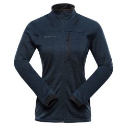 Bluza damska turystyczna szybkoschnąca Alpine Pro Onneca 3. Niebieskie bluzy bez kaptura Alpine Pro, bez wzorów, bez kaptura. W wyprzedaży za 299.00 zł.