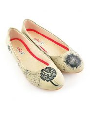 Goby Baleriny w kolorze beżowo-czarnym ze wzorem rozmiar: 38. Brązowe baleriny Goby, bez wzorów, z materiału, bez obcasa, bez zapięcia. Za 126.15 zł.