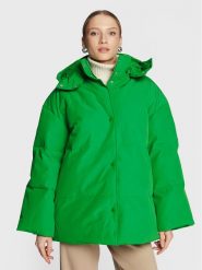 Samsøe Samsøe Kurtka puchowa Hana F22300136 Zielony Relaxed Fit. Zielone kurtki Samsøe & Samsøe, na zimę, xs, bez wzorów, z puchu, bez kaptura. Za 1,019.00 zł.