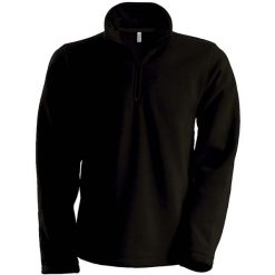Kurtka polarowa z zamkiem Kariban Enzo. Zielone kurtki KARIBAN, na zimę, l, bez wzorów, z polaru, eleganckie, bez kaptura. Za 142.00 zł.