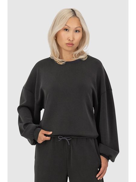 Alife and kickin Sweter "MeredithAK" w kolorze czarnym rozmiar: XL. Czarne swetry Alife and Kickin, xl, bez wzorów, bez ramiączek. Za 96.83 zł.