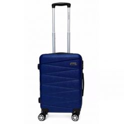 Walizka na kółkach Sapphire ST-2240 granatowa - mała S DUO. Niebieskie walizki SAPPHIRE, małe. W wyprzedaży za 84.80 zł.