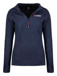 Geographical Norway Bluza polarowa "Tug" w kolorze granatowym rozmiar: XXL. Niebieskie bluzy bez kaptura Geographical Norway, xxl, bez wzorów, z polaru, bez kaptura. Za 74.99 zł.
