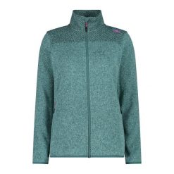 Bluza damska turystyczna CMP 35H5956. Zielone bluzy CMP, l, bez wzorów, sportowe, bez ramiączek, bez kaptura. Za 255.00 zł.