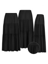 Eight2Nine Spódnica w kolorze czarnym rozmiar: M. Czarne spódnice Eight2Nine, m, bez wzorów, maxi. Za 127.65 zł.