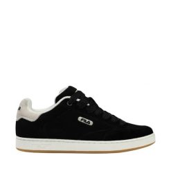 Buty damskie Fila Boldbay. Czarne buty treningowe Fila, bez wzorów, z gumy, bez zapięcia, trekkingowe. Za 241.99 zł.
