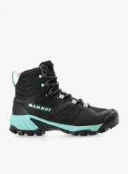 Buty trekkingowe damskie Mammut Sapuen High GTX. Czarne buty trekkingowe Mammut, z gore-texu, bez zapięcia. Za 802.25 zł.