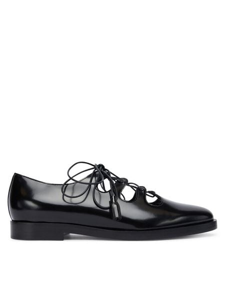 Max Mara Półbuty Ghil 2524526351600 Czarny. Czarne półbuty wsuwane Max Mara, bez wzorów, ze skóry, bez obcasa, na płaskiej podeszwie. Za 2,839.00 zł.
