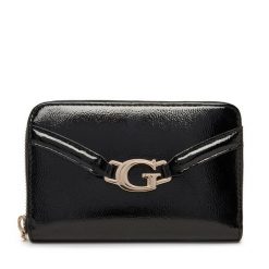 Portfel Guess. Czarne portfele Guess, z aplikacjami. Za 259.99 zł.
