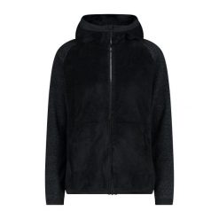 Polar z kapturem dla kobiet CMP. Czarne bluzy z polaru CMP, bez wzorów, z polaru. Za 356.00 zł.