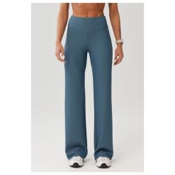 Damskie legginsy sportowe fitness Rough Radical Aven Long. Niebieskie legginsy sportowe ROUGH RADICAL, bez wzorów, na fitness i siłownię. Za 189.90 zł.