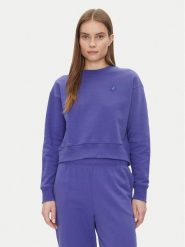Save The Duck Bluza DF1180W CLEE20 Fioletowy Relaxed Fit. Fioletowe bluzy Save the duck, bez wzorów, z bawełny, bez kaptura. Za 219.99 zł.