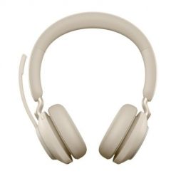 Słuchawki nauszne bezprzewodowe Jabra Evolve2 65 UC Stereo Link380c, beige. Brązowe słuchawki nauszne JABRA. Za 657.99 zł.