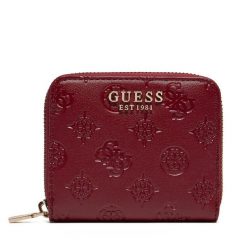 Mały Portfel Damski Guess. Czerwone portfele Guess, z aplikacjami. Za 209.99 zł.