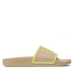 Klapki Liu Jo. Brązowe klapki Liu Jo, bez wzorów, bez obcasa, bez zapięcia. Za 199.99 zł.