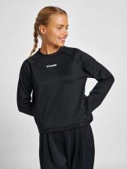 Damska krótka bluza Hummel mt Kalu. Czarne bluzy Hummel, na jesień, xl, bez wzorów, z elastanu, klasyczne, bez ramiączek, bez kaptura. Za 150.00 zł.
