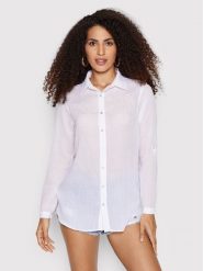 Banana Moon Koszula Gary Adilson HPP10 Biały Regular Fit. Białe koszule Banana Moon, m, bez wzorów, z syntetyku, bez kołnierzyka, bez ramiączek. Za 419.99 zł.