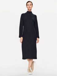 Max Mara Leisure Sukienka dzianinowa Arezzo 2333260136 Granatowy Regular Fit. Niebieskie sukienki Max Mara Leisure, s, bez wzorów, z dzianiny, bez kołnierzyka, bez ramiączek. Za 1,399.00 zł.