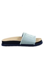 Gant Klapki Mardale Sport Sandal 28508598 Niebieski. Niebieskie klapki Gant, bez wzorów, z materiału, sportowe, bez obcasa, bez zapięcia. Za 299.99 zł.