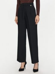 U.S. Polo Assn. Spodnie materiałowe WUP0776 Czarny Straight Leg. Czarne spodnie materiałowe U.S. Polo Assn., bez wzorów, z materiału. Za 199.99 zł.