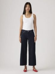 Levi's Dżinsy - Relaxed fit - w kolorze granatowym rozmiar: W28/L27. Niebieskie jeansy Levi's, l, z aplikacjami, klasyczne. Za 201.35 zł.