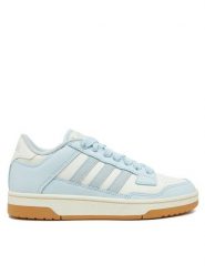 Adidas Buty do koszykówki Rapid Court Low JR3163 Błękitny. Niebieskie buty treningowe adidas, bez wzorów, ze skóry, bez zapięcia, do koszykówki. Za 219.99 zł.