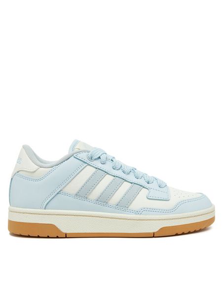 Adidas Buty do koszykówki Rapid Court Low JR3163 Błękitny. Niebieskie buty treningowe adidas, bez wzorów, ze skóry, bez zapięcia, do koszykówki. Za 219.99 zł.