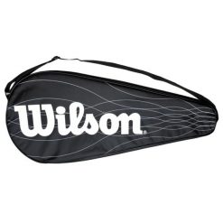 Torba sportowa unisex Wilson Cover Performance Racquet Bag pojemność 10 L. Białe torby sportowe Wilson, bez wzorów. Za 65.00 zł.