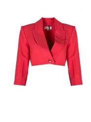 Patrizia Pepe Żakiet | DS1421/AB73 | Kobieta | Różowy. Czerwone marynarki i żakiety Patrizia Pepe, bez wzorów, z elastanu, eleganckie, bez ramiączek. W wyprzedaży za 499.00 zł.