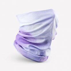 Komin turystyczny Quechua Hike 100. Fioletowe szaliki i kominy QUECHUA, bez wzorów, z materiału. Za 19.99 zł.